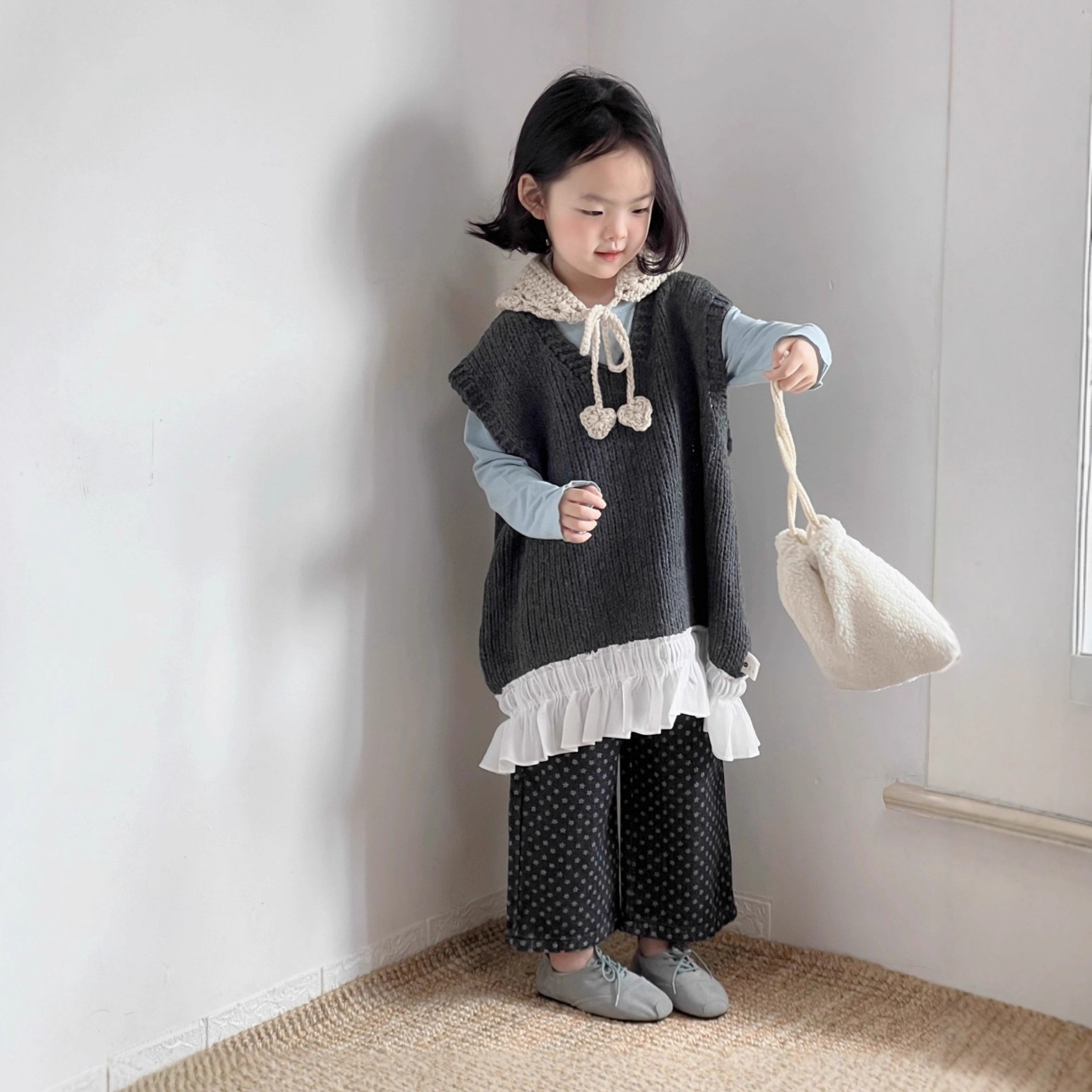 Baby X Clothing - Girl Waistcoat 2025 Autumn New Children's
