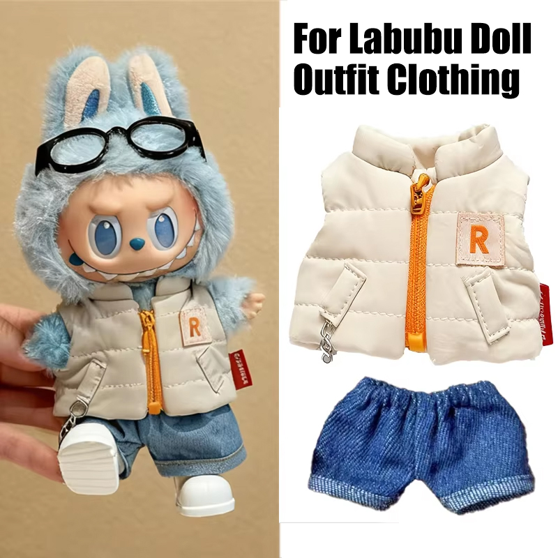 Baby Clothing - For 15 17cm Labubu Doll Solid