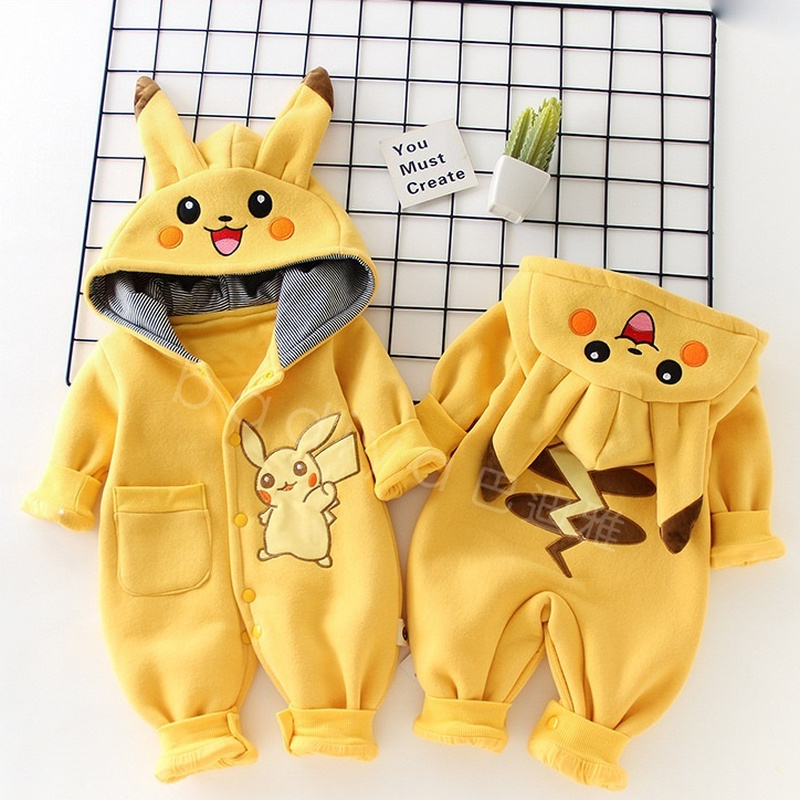 Baby Clothing Onesies - Cartoon Pocket Monsters Baby Pyjamsa Newborn