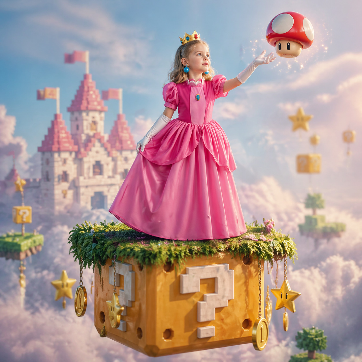 Princess Peach Style Dress Up  - огляд і ціна Newborn Gift Set