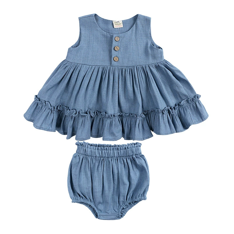 Cotton Linen Baby Girls Clothe - огляд і ціна Baby Clothing Layers