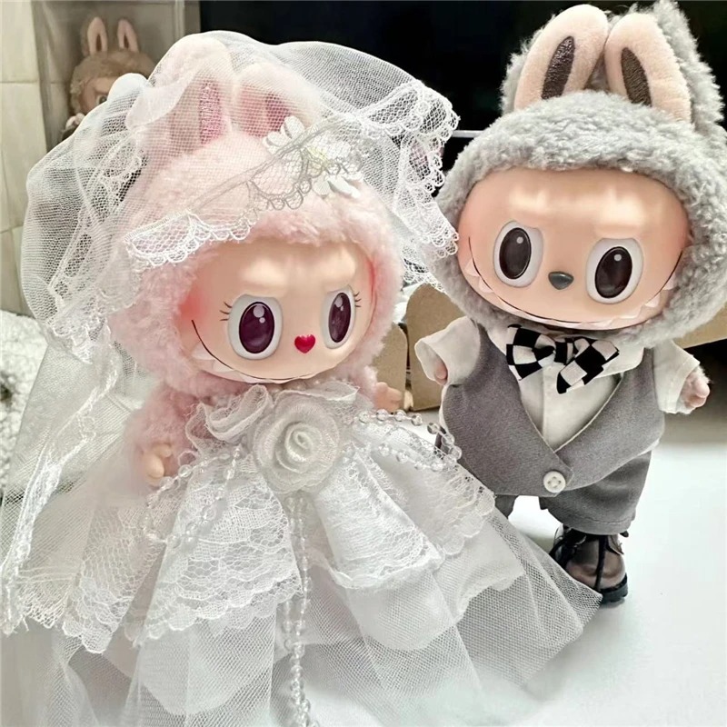 15 17cm For Labubu Doll Weddin - огляд і ціна Baby Clothing