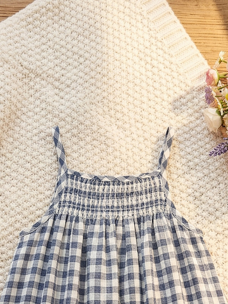 Toddler Girls Plaid Cami Dress - огляд і ціна Baby Clothing H&M