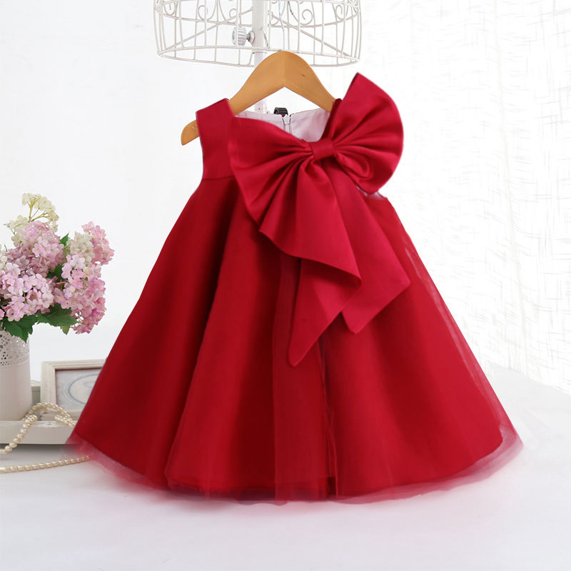 Summer Big Bow Baby Girl Dress - огляд і ціна Baby Clothing Set