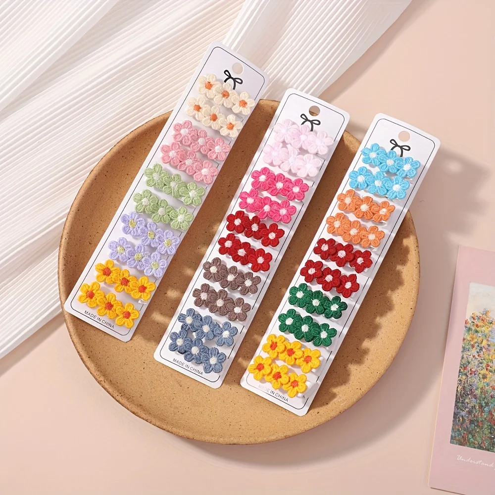 10Pcs/Set Baby Mini Flower Hai - огляд і ціна Newborn Gift Set