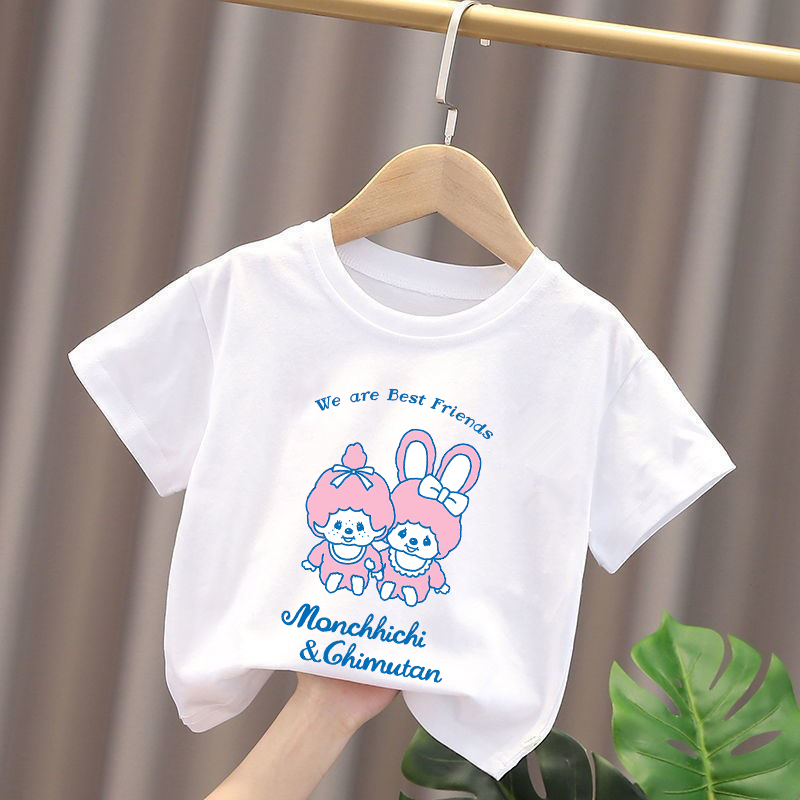 Monchhichi Kids T-shirts Anime - огляд і ціна Baby Clothing