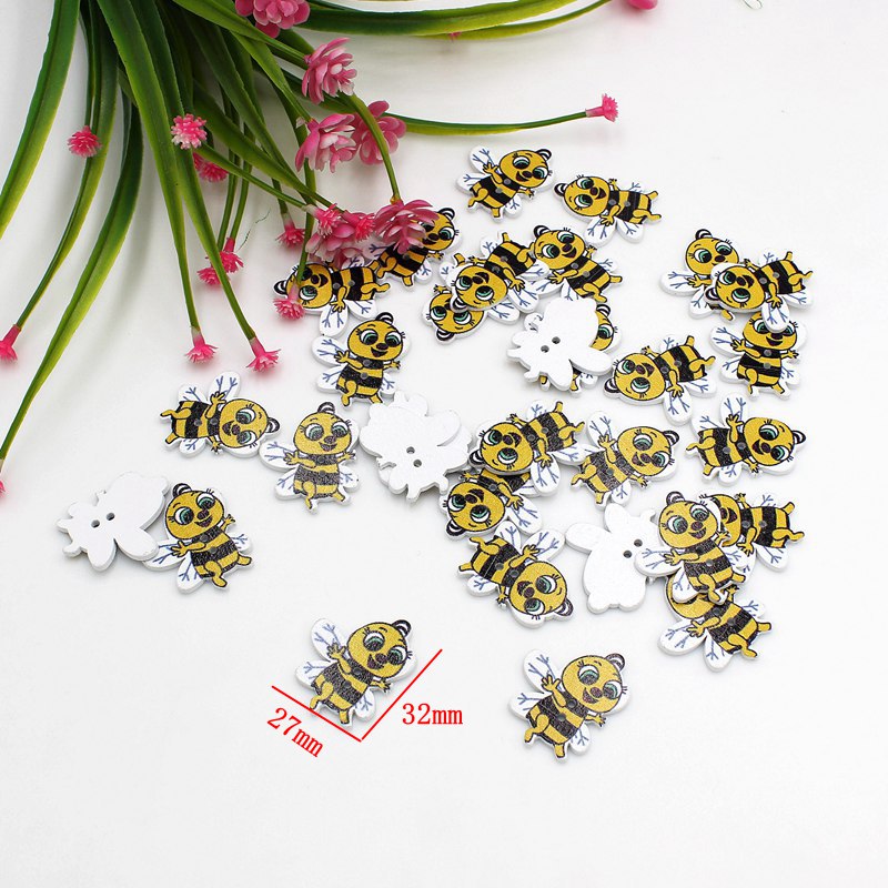 50Pcs New Mixed Cartoon Button - огляд і ціна Baby X Clothing