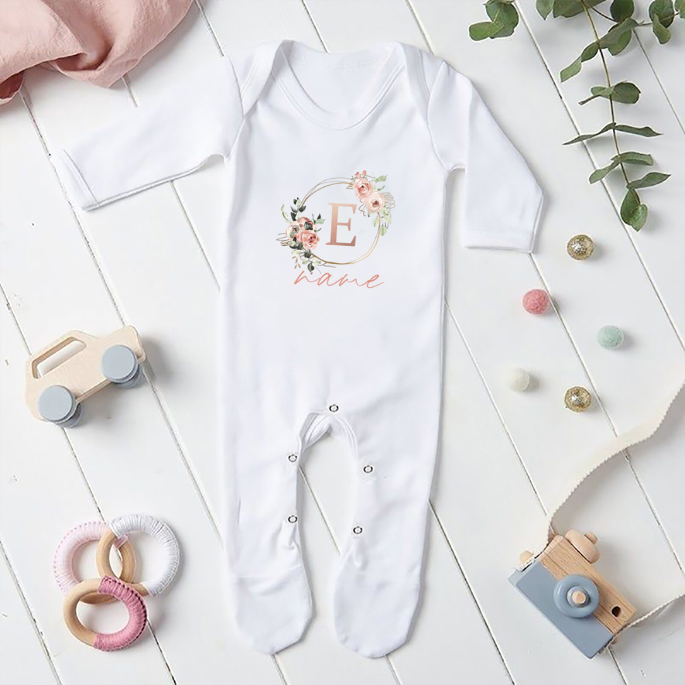 Personalised Baby Girl Sleepsu - огляд і ціна Baby Clothing Name